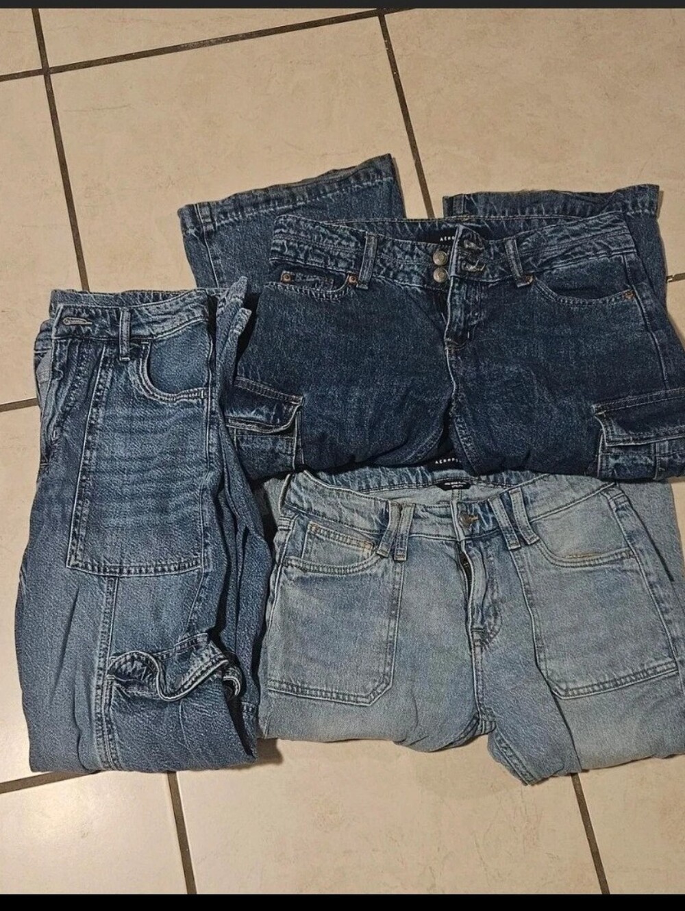 Aeropostale Cargo Jeans Bundle!! - Picture 1 of 7